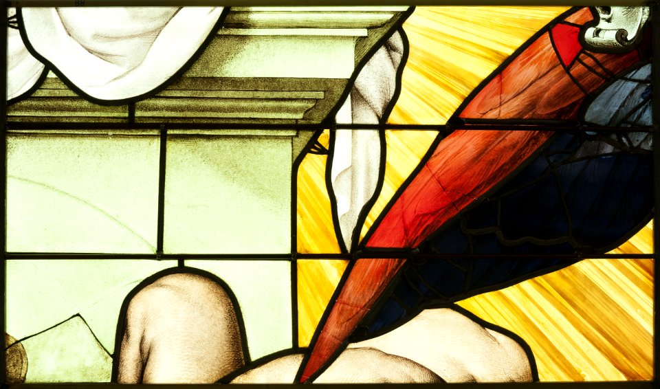 Saint-Chapelle de Vincennes - Baie 5 - Aile d'un ange (bgw17 1000)