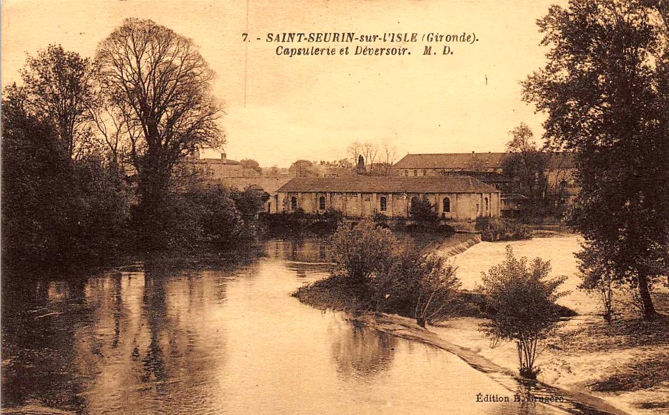 Saint-Seurin-sur-l'Isle - bords de l'Isle et usine 5