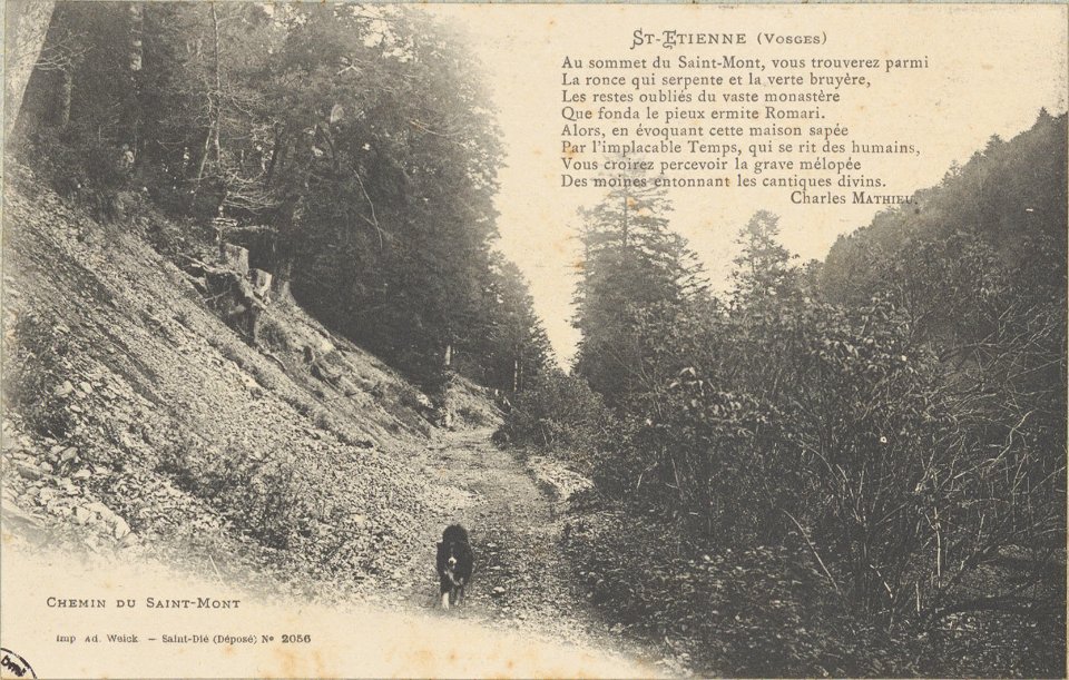Saint-Etienne (Vosges), Chemin du Saint-Mont CP 2176 PsurR