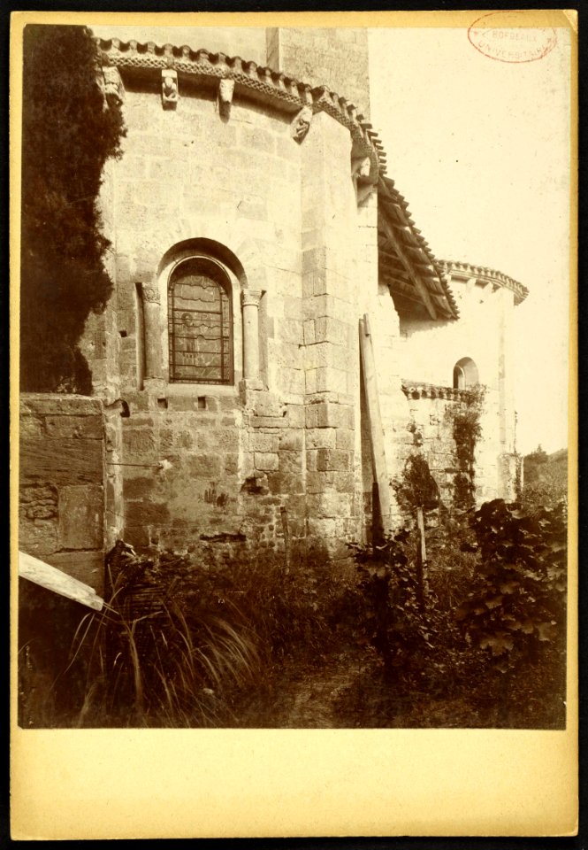 Saint-Etienne-de-Lisse église (Brutails) 1