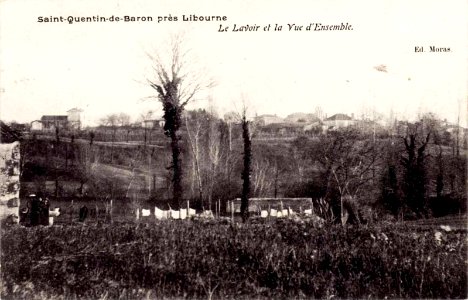 Saint-Quentin-de-Baron - vue générale 1