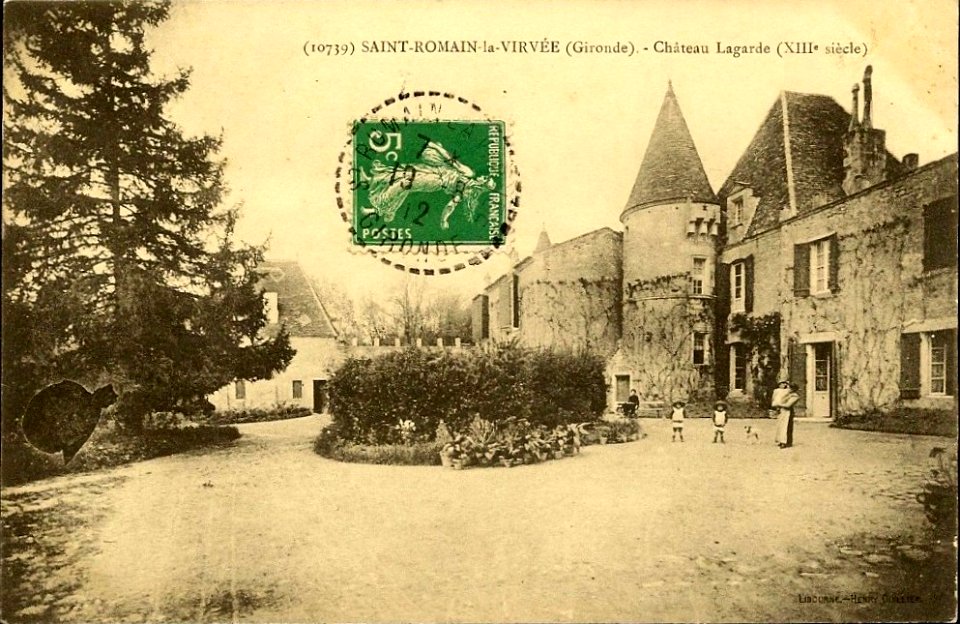 Saint-Romain-la-Virvée - château Lagarde 1