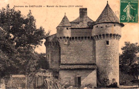 Saint-Genès-de-Castillon - manoir de Gravou 1