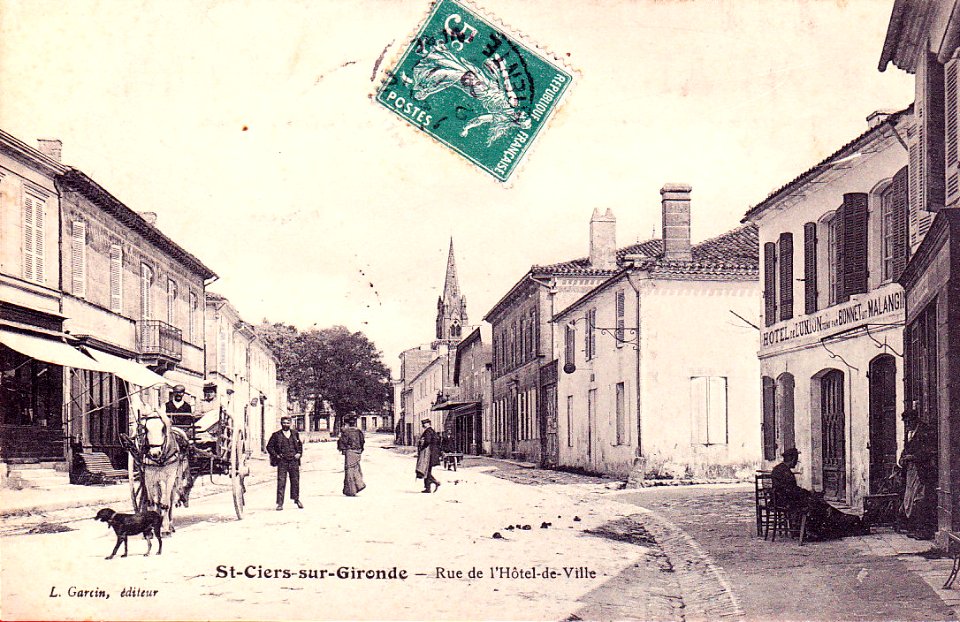 Saint-Ciers-sur-Gironde - rue de l'Hôtel de ville