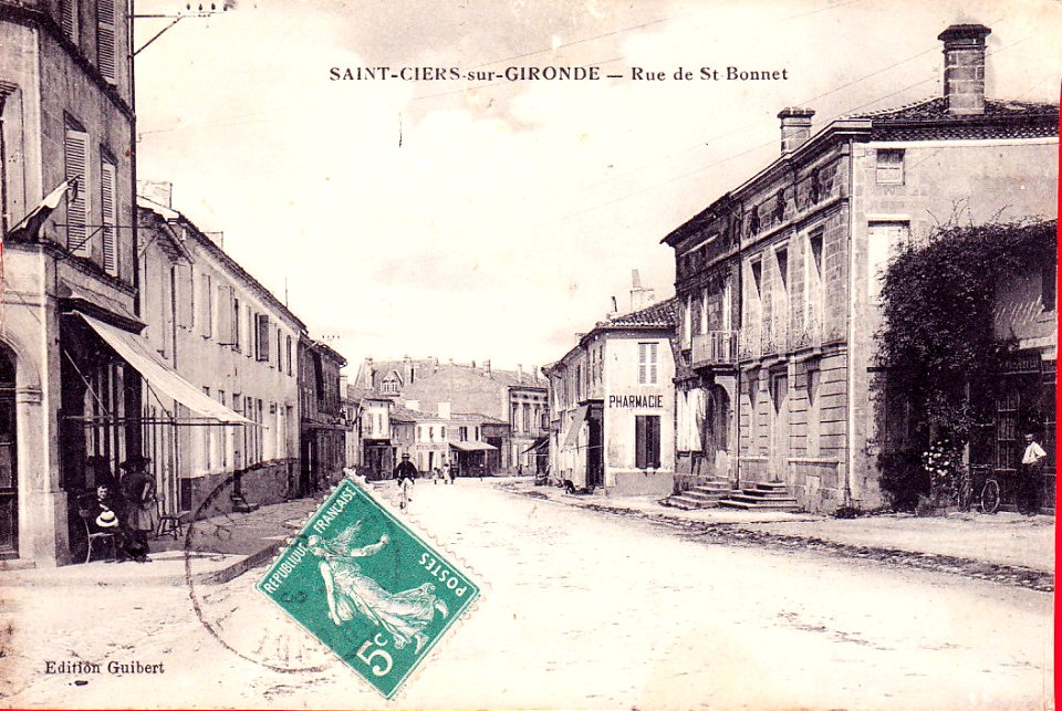 Saint-Ciers-sur-Gironde - rue de Saint-Bonnet