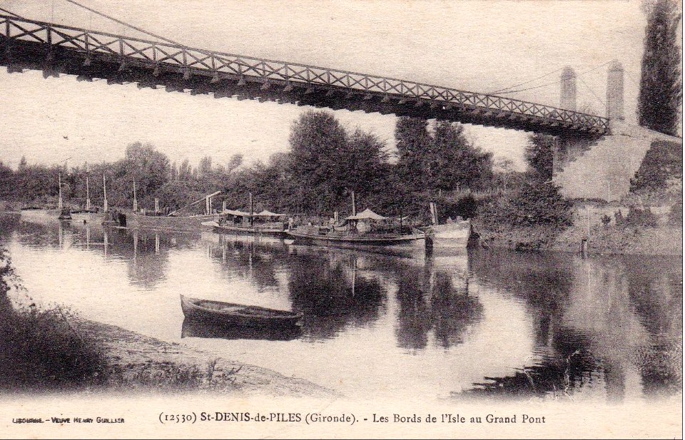 Saint-Denis-de-Pile - Le grand pont 1