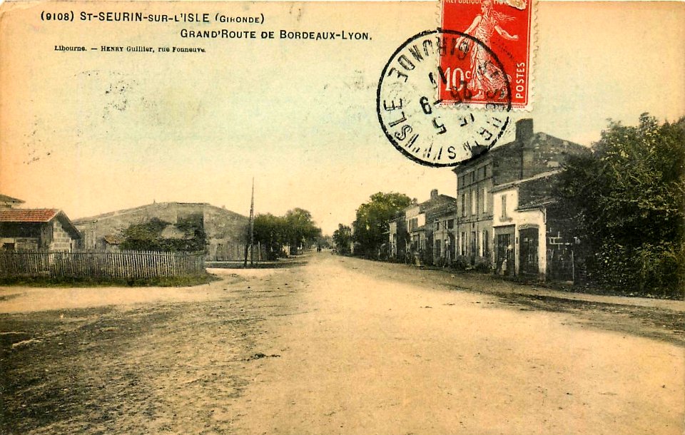 Saint-Seurin-sur-l'Isle - rue principale 2a