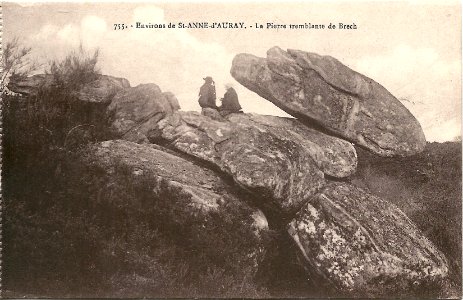 Sainte-Anne-d'Auray-FR-56-vers 1930-pierre tremblante de Brech