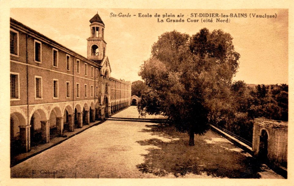 Saint-Didier 1920 école de plein-air de Sainte-Garde
