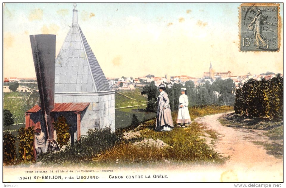 Saint-Emilion - canon contre la grêle