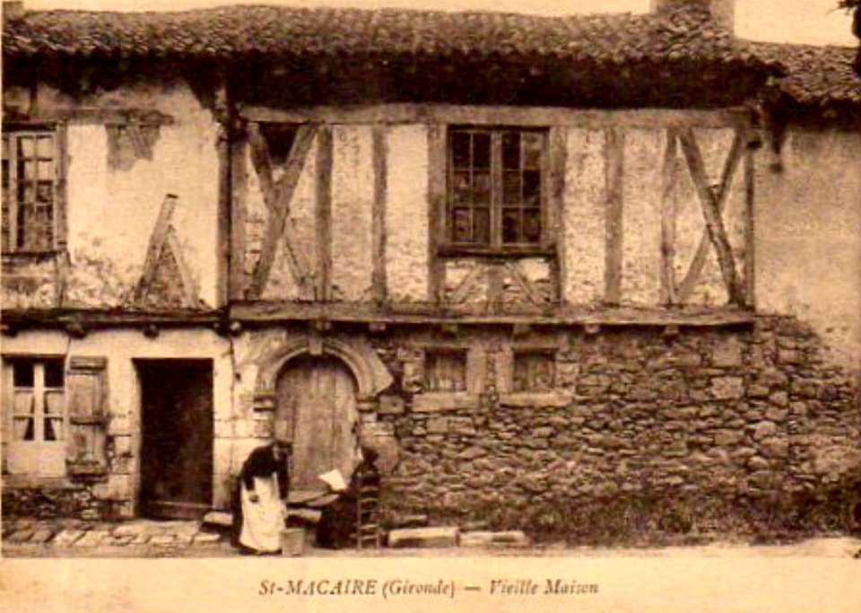 Saint-Macaire - vieille maison