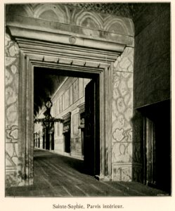 Sainte-Sophie Parvis intérieur - Barth Hermann - 1913