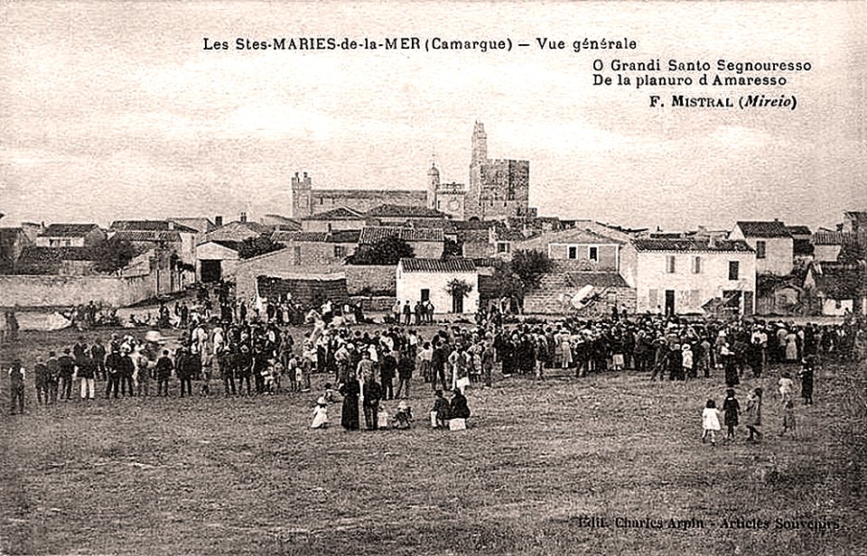 Saintes Maries de la Mer Carte postale des années 1900