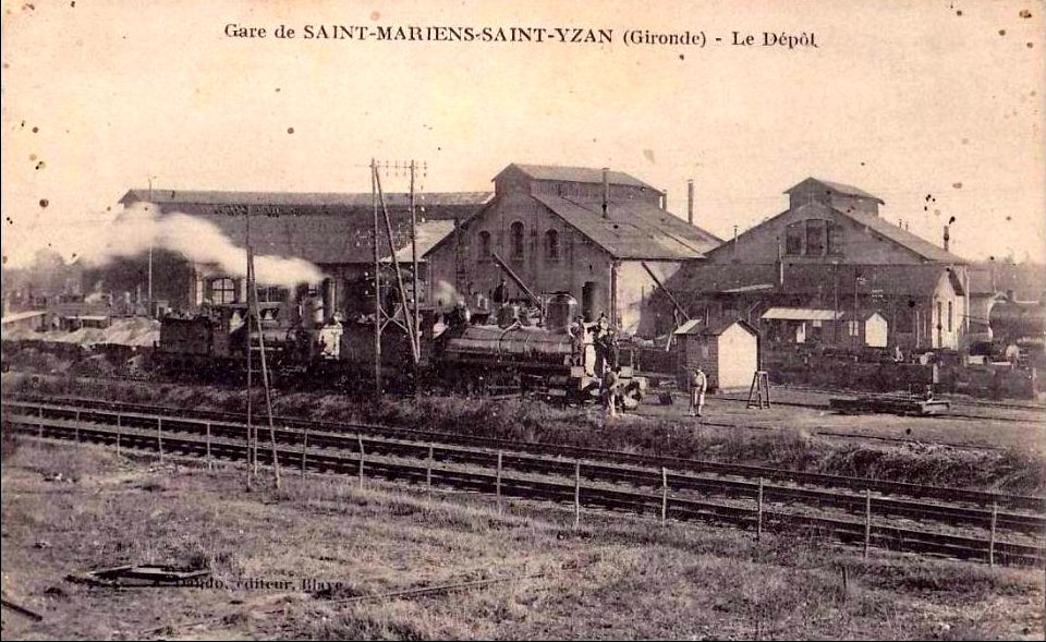 Saint-Mariens-Yzan - Gare dépot des machines 4