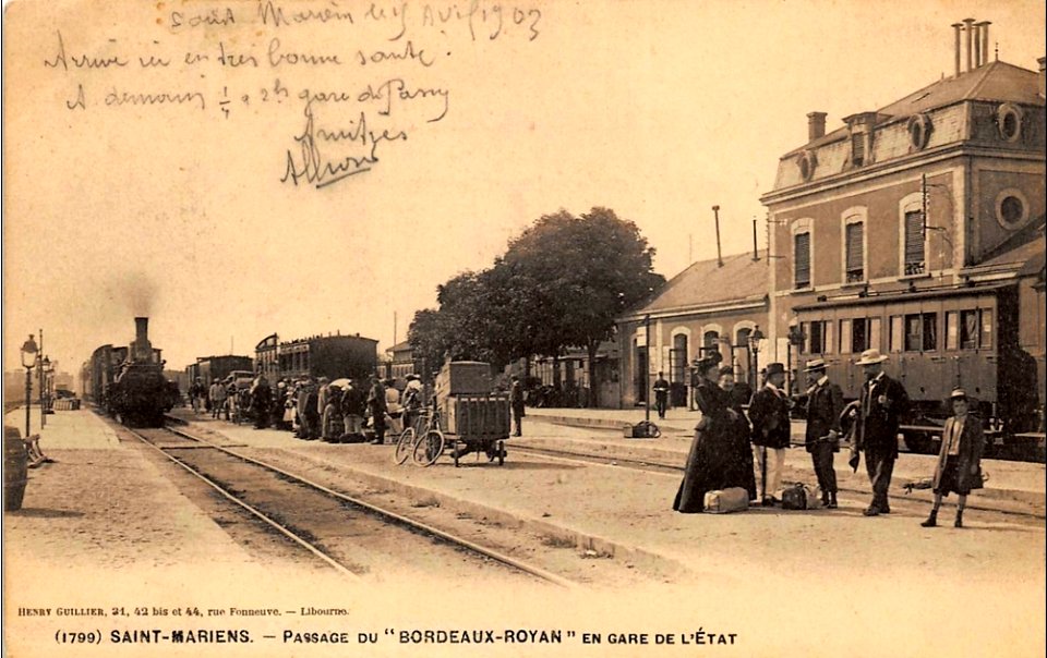 Saint-Mariens-Yzan - Gare quais 3
