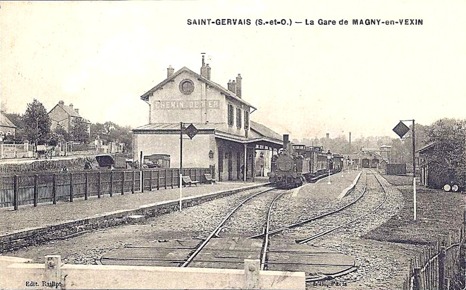 Saint-Gervais - La gare de Magny-en-Vexin