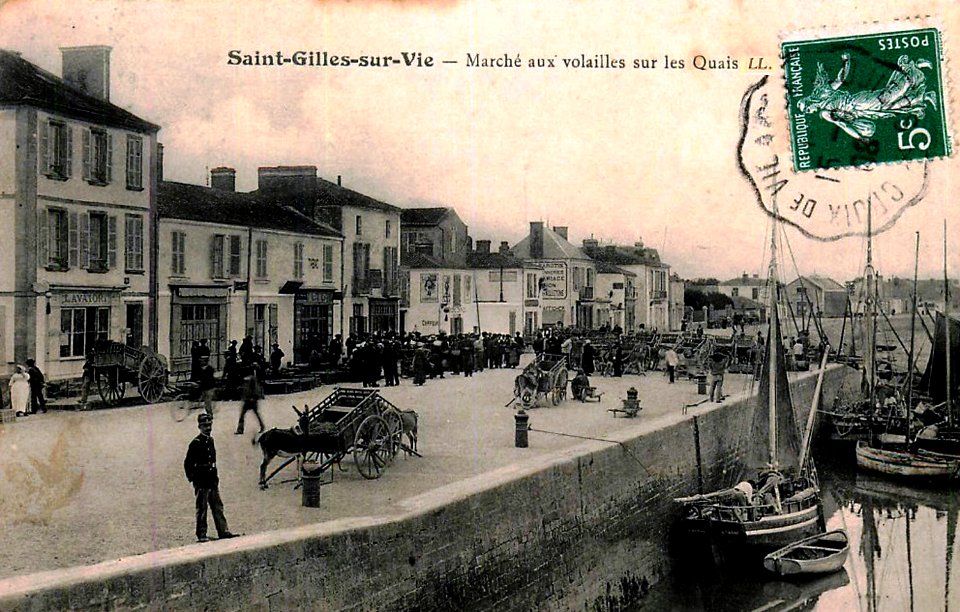 Saint-Gilles-sur-Vie Marché aux volailles