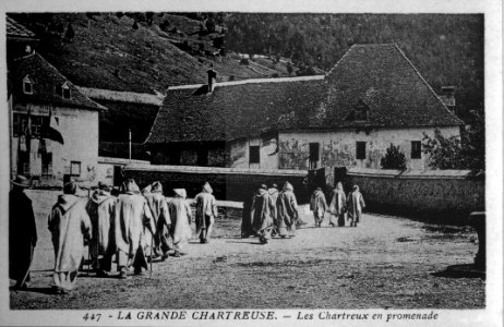 Saint-Pierre-de-Chartreuse, Grande-Chartreuse, les chartreux en promenade, p34 L'Isère 1900-1920