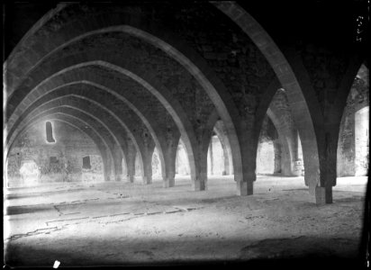 Sala dormitori del monestir de Santa Maria de Poblet (AFCEC VINTRO D 2603)