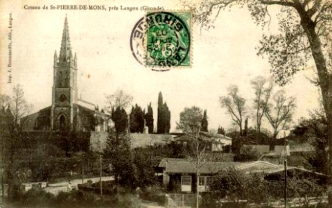 Saint-Pierre-de-Mons - vue générale 1