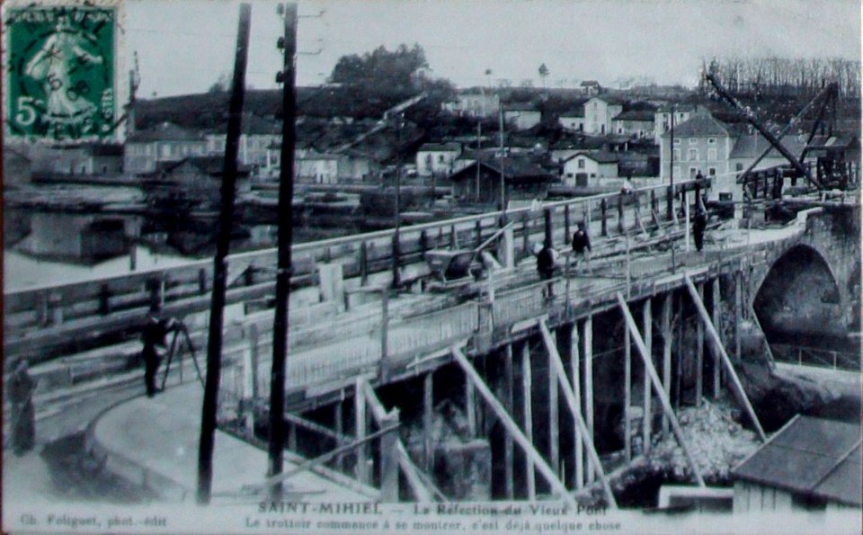 Saint-Mihiel le vieux port revers 15 mai 1908