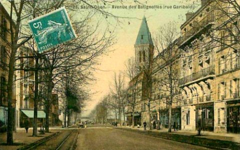 Saint-Ouen-sur-Seine.Avenue des Batignolles.Rue Garibaldi