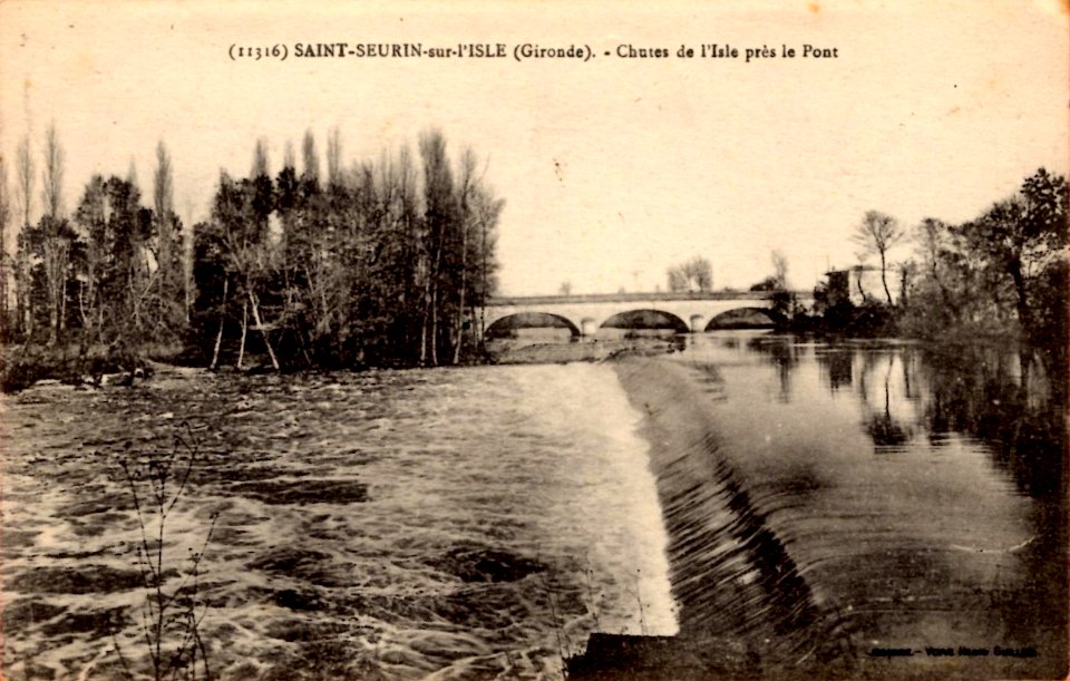 Saint-Seurin-sur-l'Isle - bords de l'Isle et usine 3