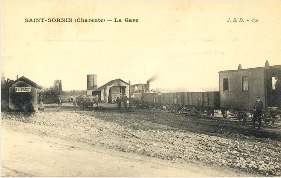 Saint-Sorrnin (Charente) - La Gare (J.S.D.)