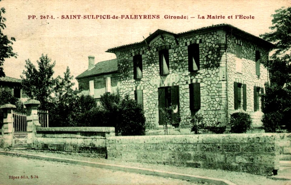 Saint-Sulpice-de-Faleyrens mairie-et-l'école
