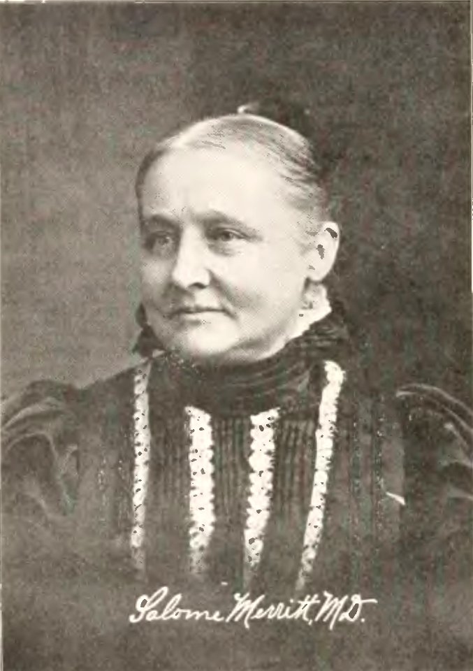 SALOME MERRITT, M.D., Sketches of representative women of New England (page 405 crop)