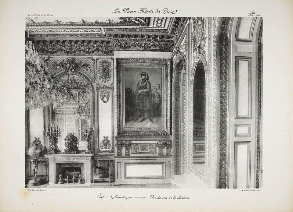 Salon diplomatique. Vue du côté de la cheminée (jlpw15 0740)