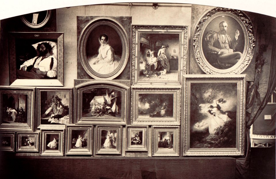 Salon of 1861 Pierre Ambroise Richebourg vue 19
