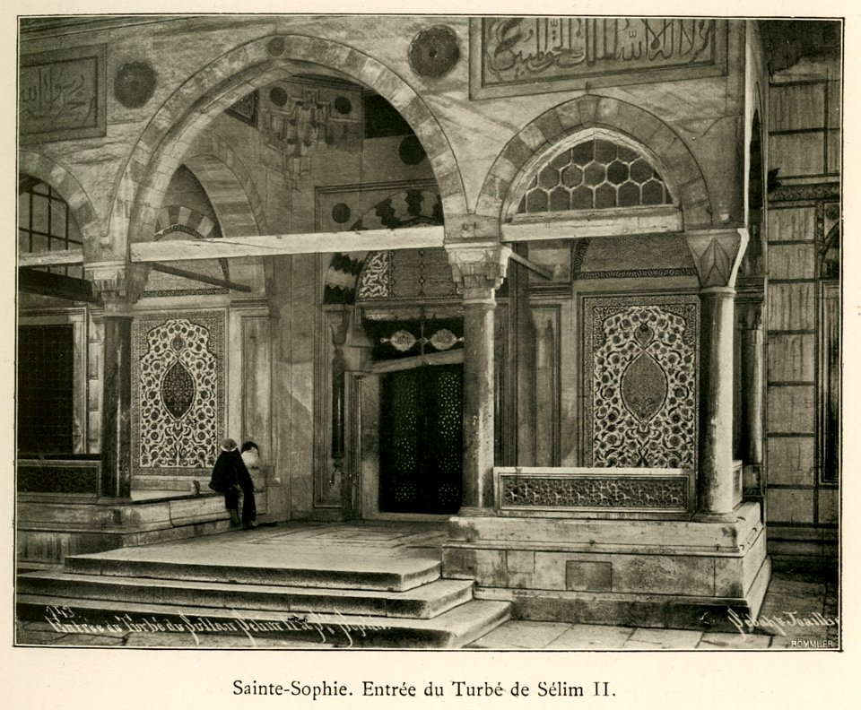 Sainte-Sophie - Entrée du Turbé de Sélim II - Barth Hermann - 1913