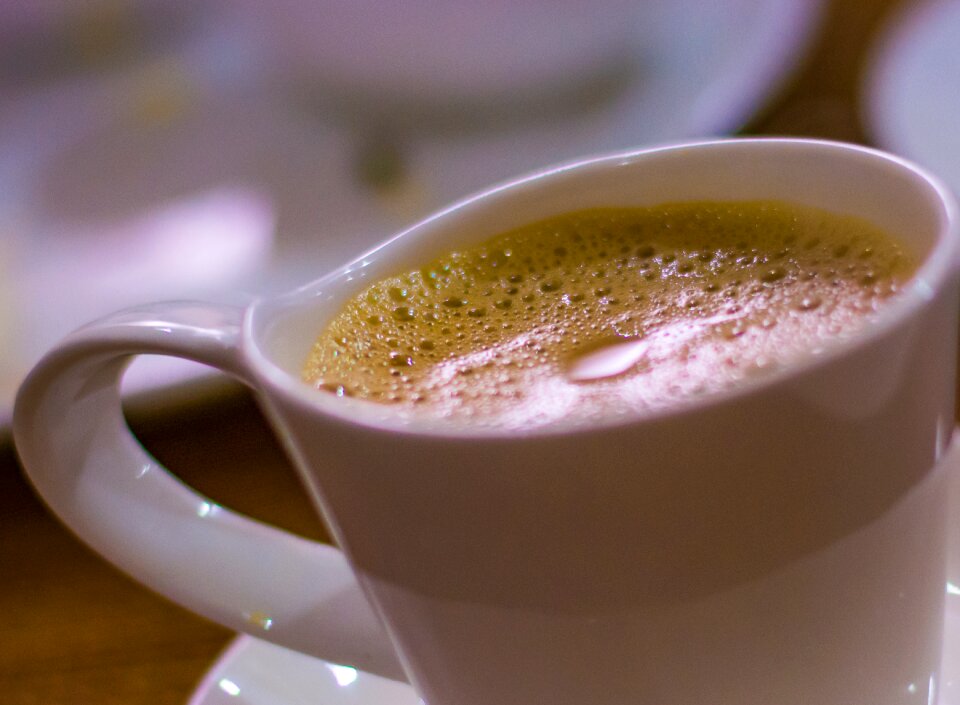 Hot cream cappuccino