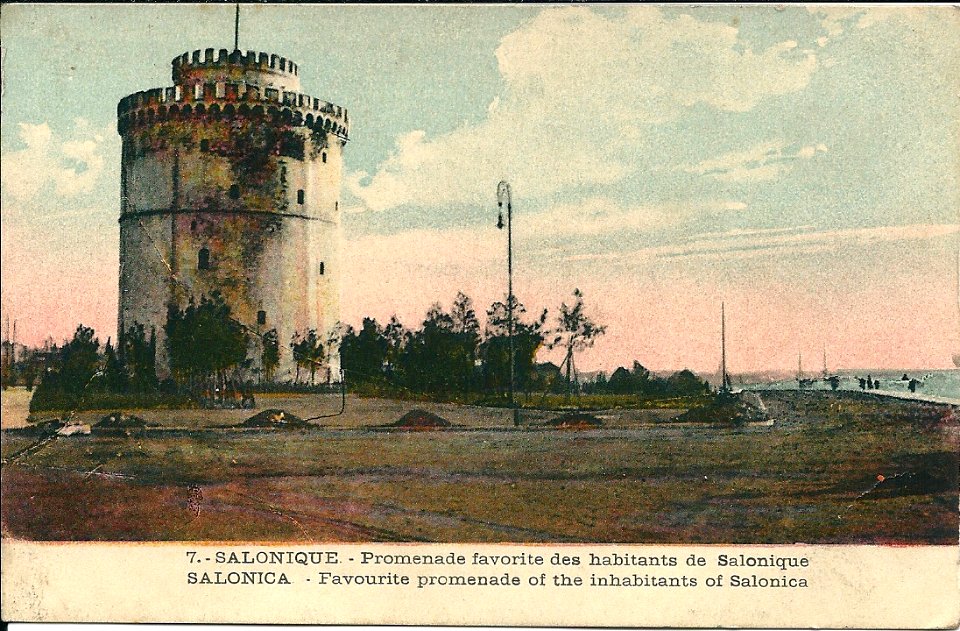 Salonique-La tour blanche 1919