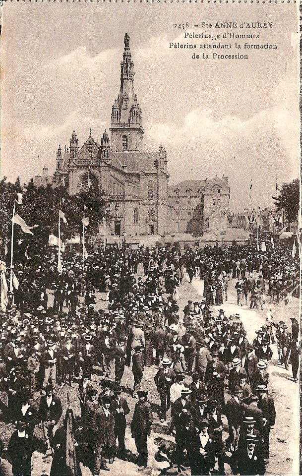 Sainte-Anne-d'Auray-FR-56-vers 1930-pélerinage avant la procession