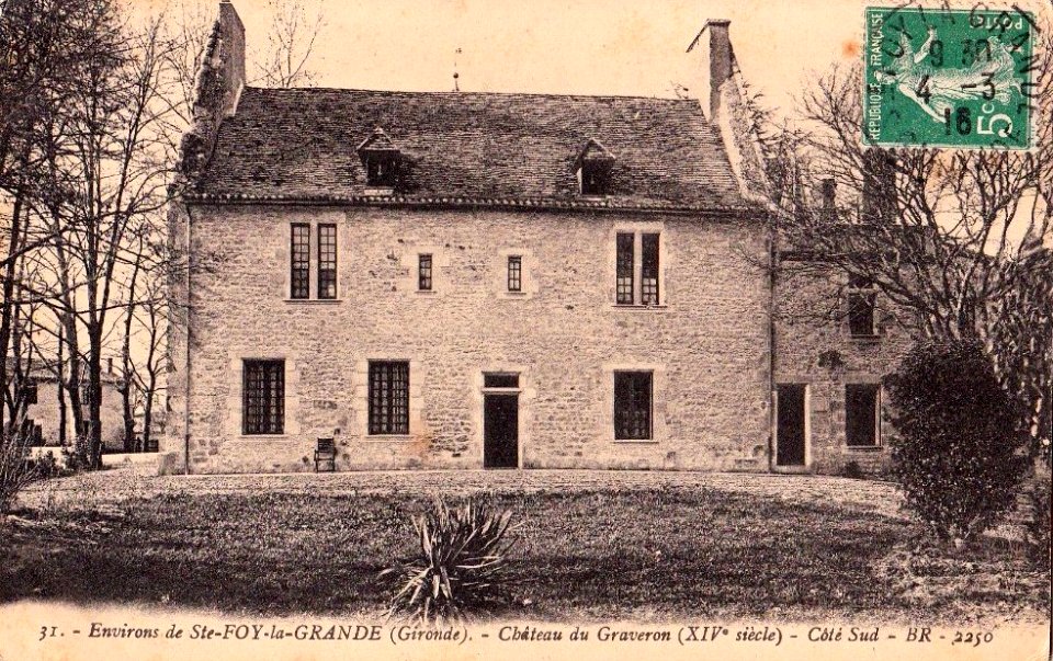 Sainte-Foy-la-Grande - château Graveron 1