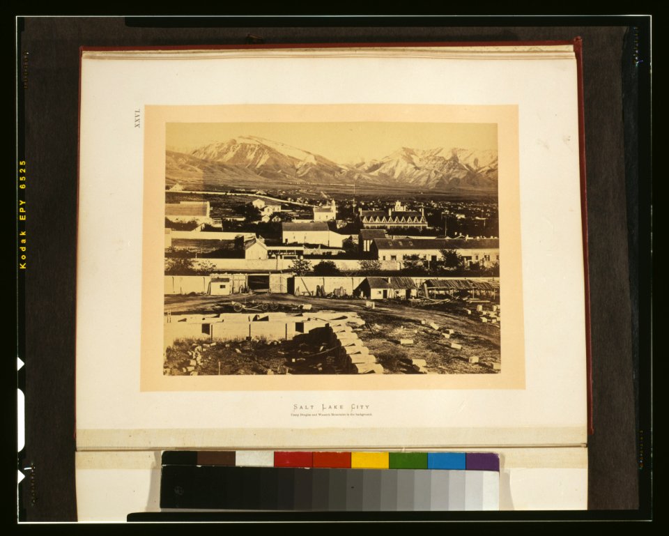 Salt Lake City - Camp Douglas and Wasatch Mountains in the background LCCN2003668256