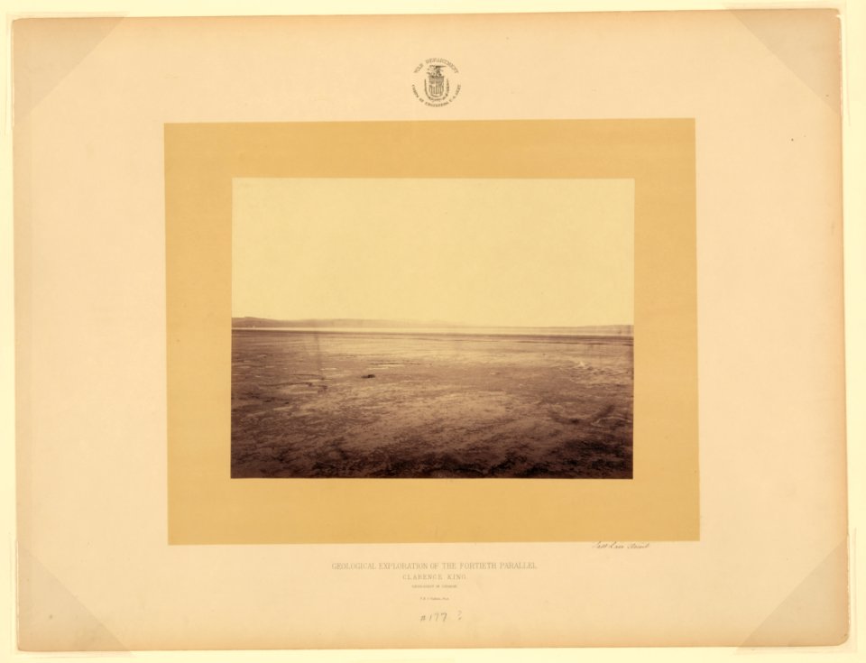 Salt Lake Desert (Utah) - T. H. O'Sullivan, phot. LCCN2006685006