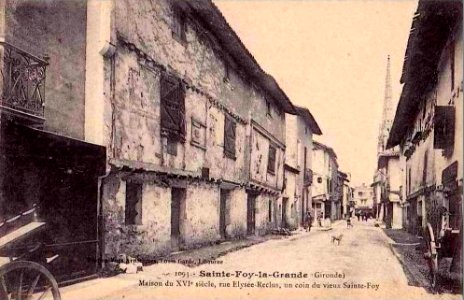 Sainte-Foy-la-Grande - rue Elisée Reclus 1