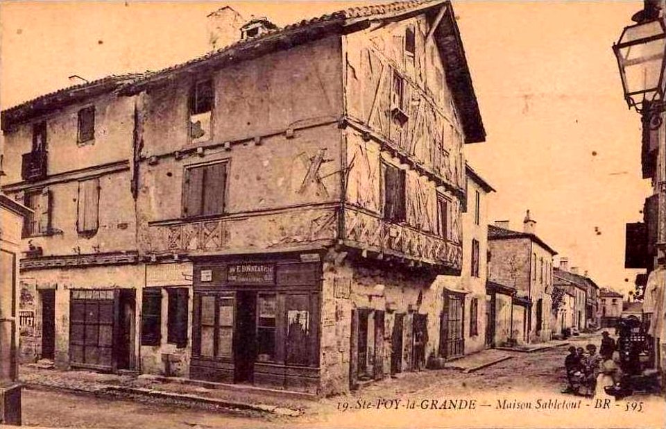 Sainte-Foy-la-Grande - vielle maison 1