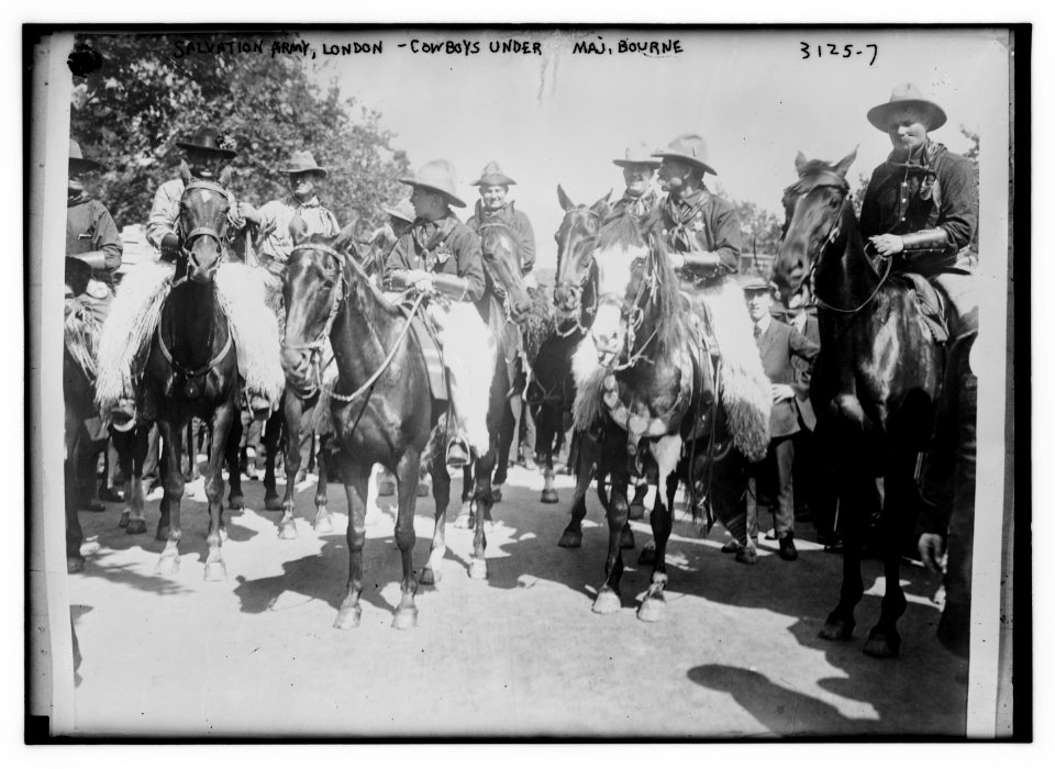 Salvation Army, London - Cowboys under Maj. Bourne LCCN2014696400