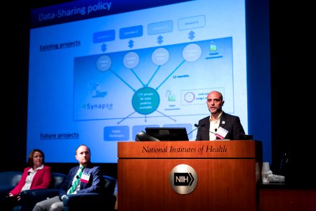 Salvatore La Rosa at Rare Disease Day at NIH 2018