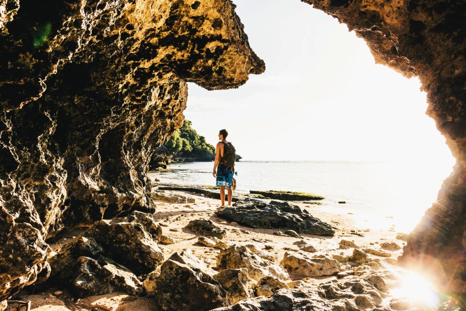 Rocks nature sea photo