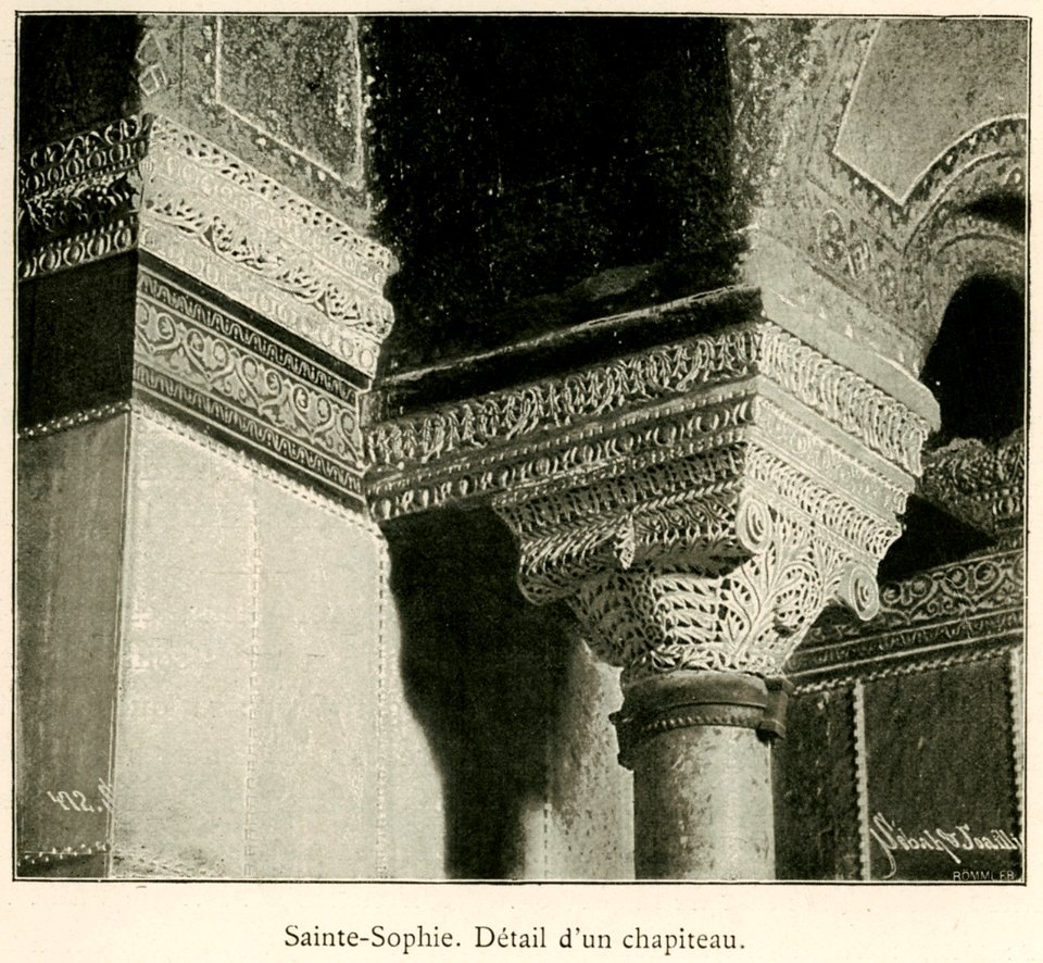 Sainte-Sophie - Détail d'un chapiteau - Barth Hermann - 1913