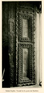 Sainte-Sophie Vantail de la porte du Narthex - Barth Hermann - 1913
