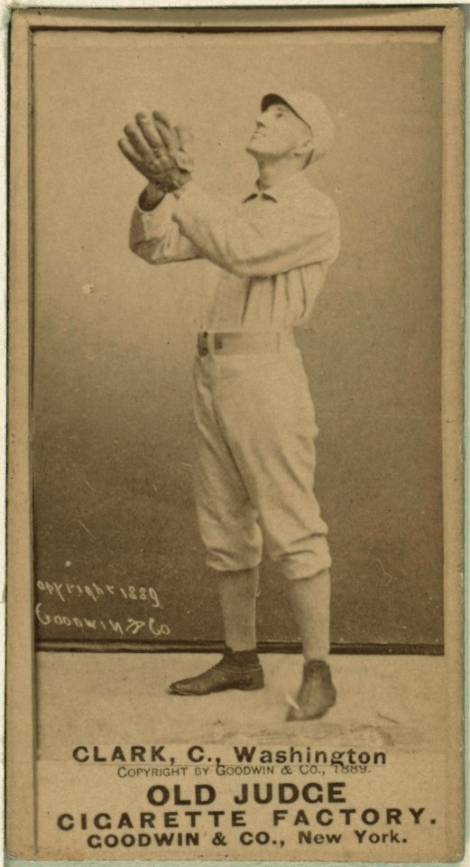 Sam Crane, Washington Statesmen, baseball card portrait LCCN2007686418