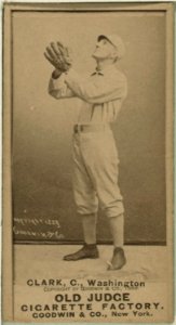 Sam Crane, Washington Statesmen, baseball card portrait LCCN2007686418