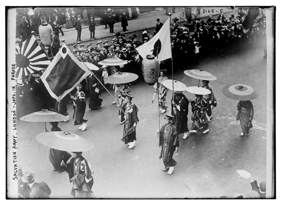 Salvation Army, London - Japs (i.e., Japanese) in parade LCCN2014696398