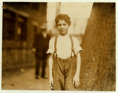 Salvator Quattirto, 48 Union St., Lawrence, Mass. One of the very young boys in spinning room, Ayer Mill. Has a steady job there now. Used to work in Wood Mill. LOC nclc.02340